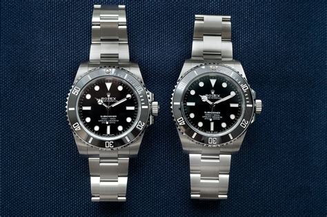 rolex submariner on 7 wrist|rolex 114060 vs 124060.